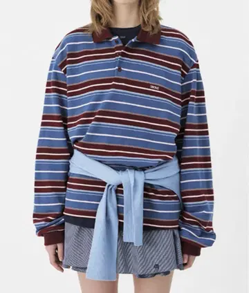 [한국] GROVE CARELL STRIPE LS PIQUE SHIRT
