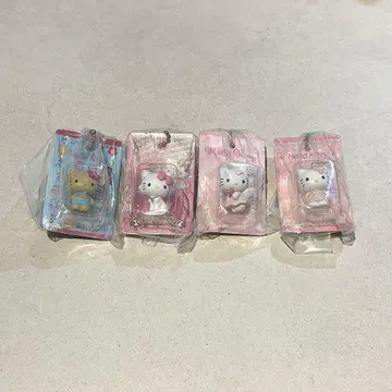 헬로키티 패키지 미니어처 컬렉션 4개 세트