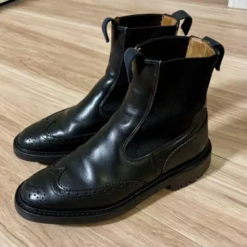Tricker's 트리커스 헨리 사이드 고어 부츠 블랙 사이즈 7