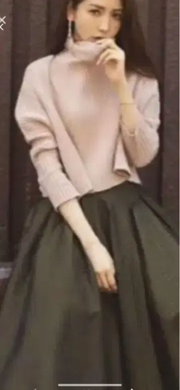 프레이 아이디 퀼팅 스커트