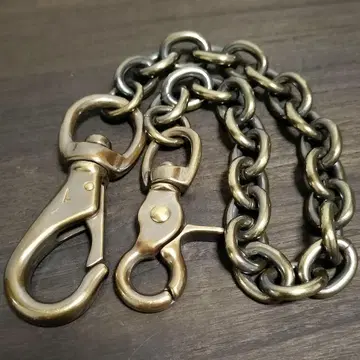 놋쇠 훈증 마루코반 15mm 지갑 체인 빈티지 브라스 카라비너