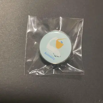 오사카 간사이 엑스포 루마니아관 파빌리온 핀 배지 펠리컨