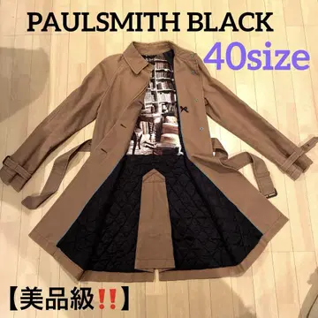 PAUL SMITH BLACK 서재 패턴 안쪽 퀼팅 [ 새상품급 ]