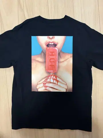 HUF 그래픽 T셔츠 블랙 M 사이즈
