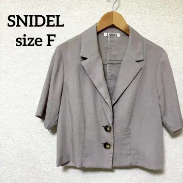 SNIDEL [ F ] 스나이델 하프 슬리브 자켓 레이온 80%