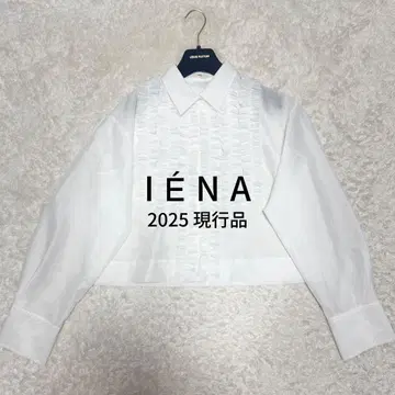 25년 새상품급 이에나 IENA 셔츠 칼라 프릴 블라우스 정가 1.9