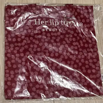 herlipto 체리 토트 루쿠아점 한정판 새상품