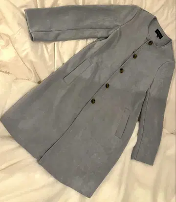 TALBOTS 블루 그레이 롱 코트 S 사이즈