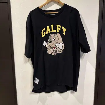 GALFY 1996 빅 실루엣 T셔츠 블랙
