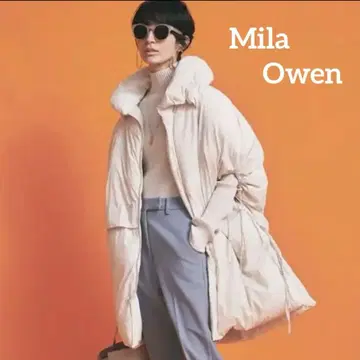 택 포함 새상품 Mila Owen 오버 사이즈 다운 베스트 CRM