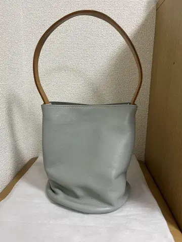 mnoi 무노이 C bag 블루 그레이 가죽