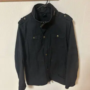 Norton 블랙 밀리터리 자켓 L