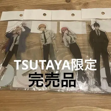 체인소맨 TSUTAYA 한정판 아크릴 스탠드 전 4종 컴프