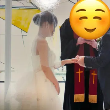 클라우디아 웨딩 베일 미들 기장 비즈 꽃 플라워 결혼식