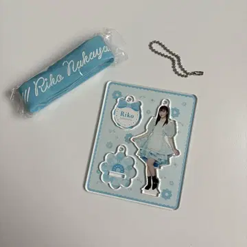 나카야마 리코 아크릴 키링 러버 밴드