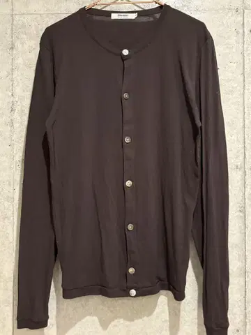District UNITED ARROWS 다크 브라운 가디건 M