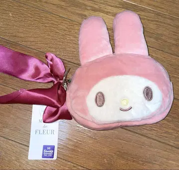 마이멜로디 메종 드 플뢰르 파우치 코인 케이스 핑크 매니아
