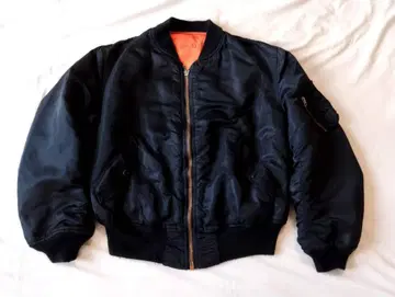 80s Alpha 블랙 MA-1 L USA제 빈티지 블랙