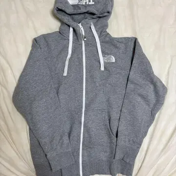 THE NORTH FACE 그레이 후드 부착 후드티 M