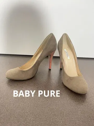 EVOL BABY PURE 포인티드 하이힐 펌프스 스웨이드