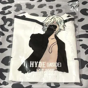 HYDE 크롭 T셔츠 & 하프 팬츠 화이트 2025 WORLD TOUR