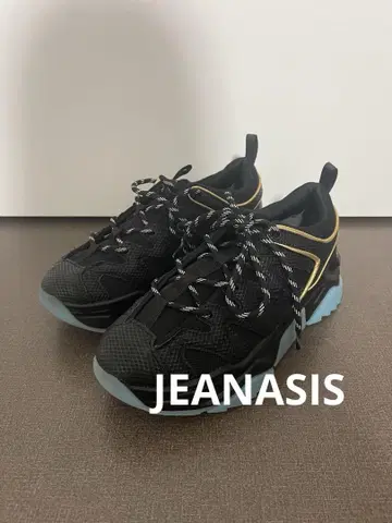 JEANASIS 클리어 솔 볼륨 스니커즈 M