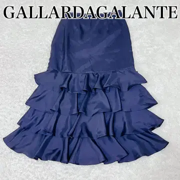 [ 새상품급 ] GALLARDAGALANTE 프릴 스커트 네이비 티어드