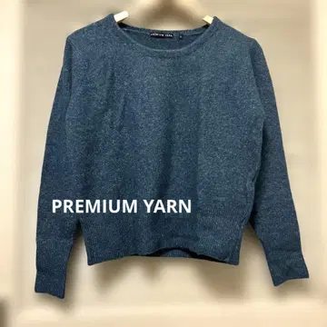 PREMIUM YARN 다크 틸 긴팔 스웨터 M 3