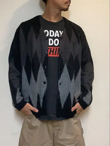 Penney's 다이아몬드 패턴 가디건 프릭스스토어