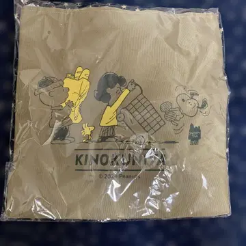 snoopy 기노쿠니야 에코로 백 베이지