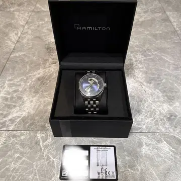 새상품급 HAMILTON 자동 와인딩 시계 블루