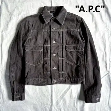 A.P.C. 데님 재킷 2nd 세컨드 블랙 검정 G