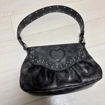 MOUSSY 블랙 숄더백