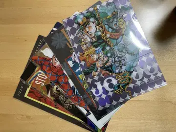 아라키 히로히코 원화전 JOJO 모험의 파문 클리어 파일 6매