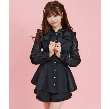 Secrethoney 셋업 블랙 긴팔