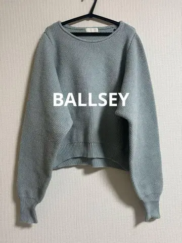 BALLSEY 기장 짧은 디자인 니트