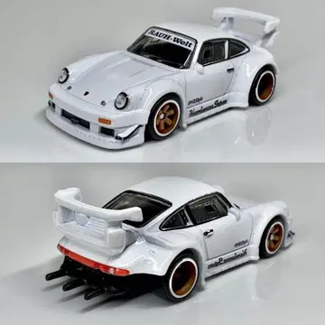 핫휠 포르쉐 911 930 RWB 화이트 실루엣