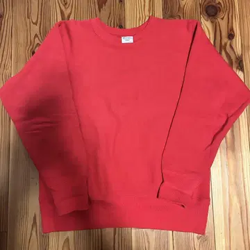 Champion Reverse weave large 빨간색 무지