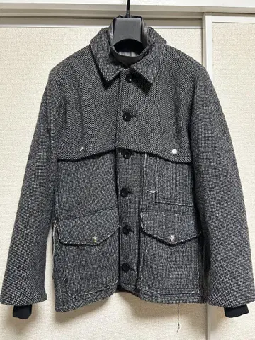 컨디션 최상 sacai 사카이 나일론 자켓 울 코트 사이즈 1