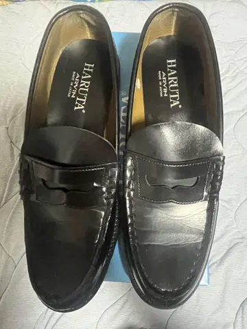 HARUTA 블랙 로퍼 일본제