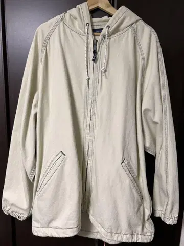 NAUTICA 후드 부착 마운틴 파카 L 사이즈 크림색