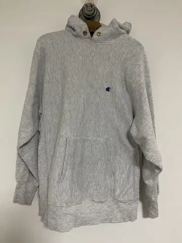 90s 자수 택 Champion Reverse Weave 후드티 L