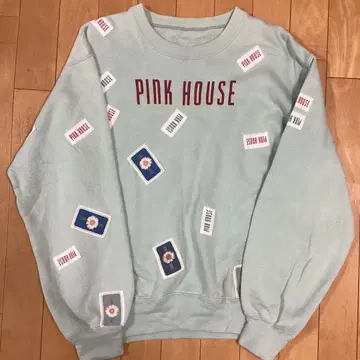 PINK HOUSE 핑크하우스 맨투맨 트레이닝복 블루 로고 F