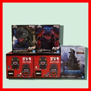 가메라 & 고질라 5종 피규어 세트