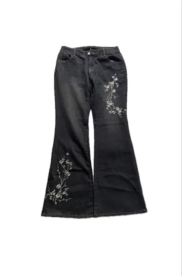 archive 플레어 flare denim pants 자수