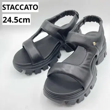 STACCATO 블랙 스포츠 샌들
