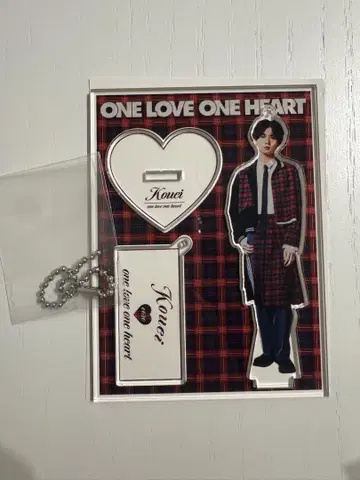ONE LOVE ONE HEART 아크릴 스탠드 코에이