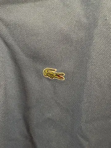 LACOSTE 파랑 피케 셔츠 L