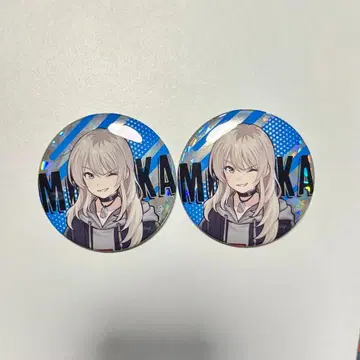 걸즈 크러쉬 전시회 캔뱃지 카와라기 모모카 x 2