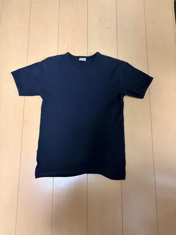AVIREX U.S.A. 블랙 그레이 V넥 티셔츠 S M 2장